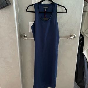 NWT Cynthia Rowley Navy Blue Razorback dress